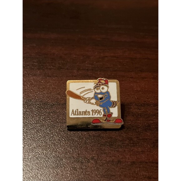 Other - Vintage 1996 Atlanta‎ Olympics Izzy Baseball Lapel Hat Pin